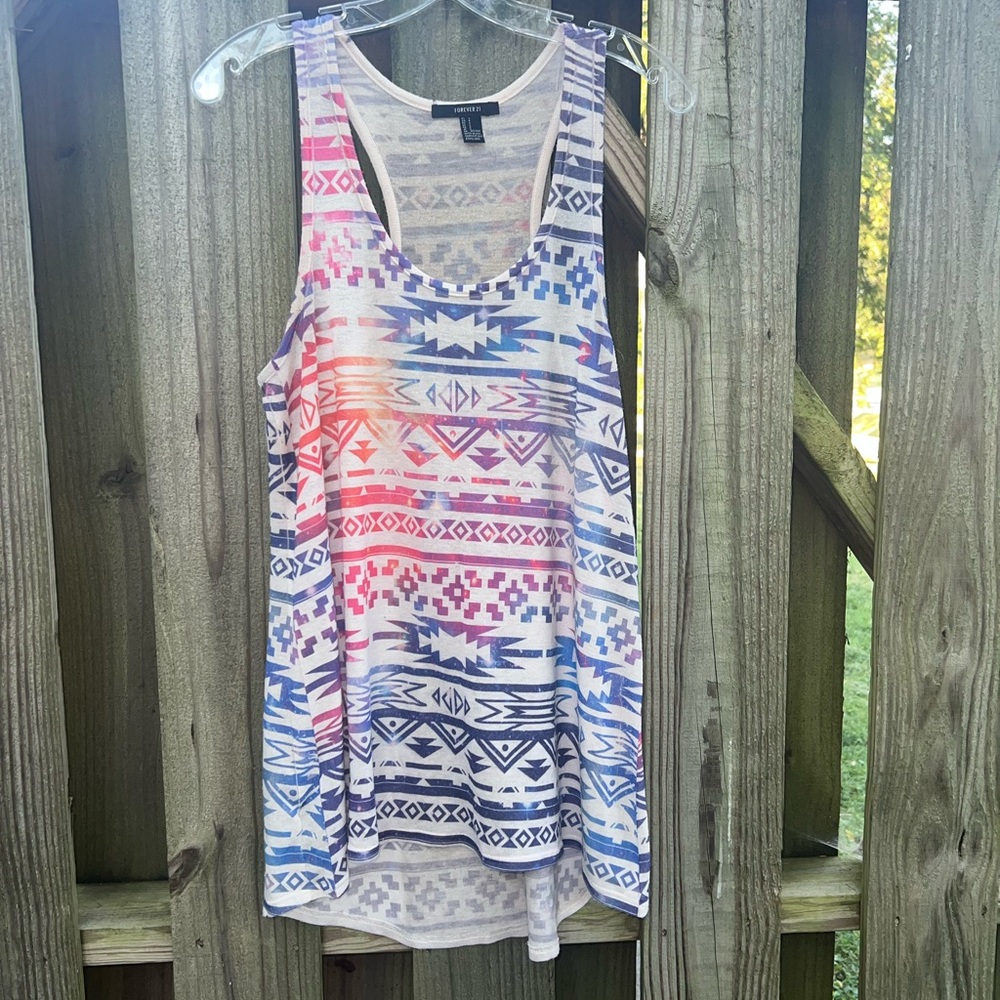 Forever 21 Aztec tank top